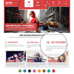 B. Metis Joomla 2.5 template