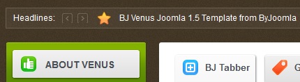 B Headline Roller Free Joomla Extension for BJ Venus