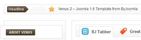 B Headline Roller Free Joomla Extension for BJ Venus 2